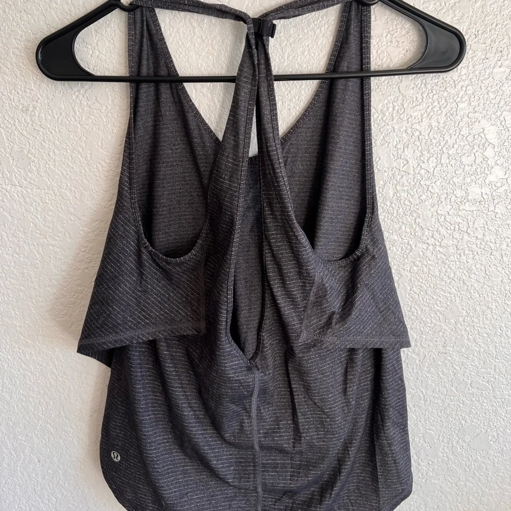 lululemon cross back tank top— size medium - Picture 2 of 3